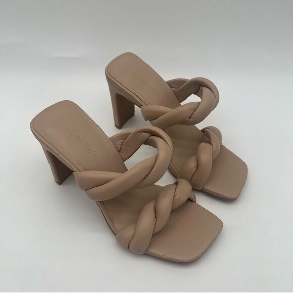 OPEN EDIT Women’s Remmy Twist Sandal Beige - Picture 3 of 15